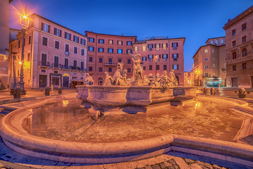 Fototapete - Rome, Italy: Piazza Navona