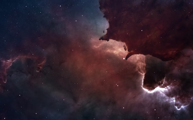 Wall Mural - nebula and stars in deep space, glowing mysterious universe. elements of this image furnished by nas