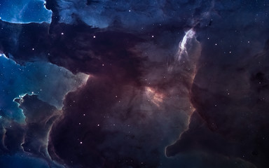Wall Mural - nebula and stars in deep space, glowing mysterious universe. elements of this image furnished by nas