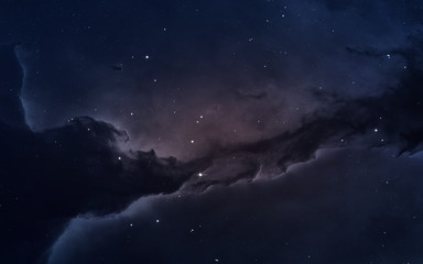 Wall Mural - nebula and stars in deep space, glowing mysterious universe. elements of this image furnished by nas