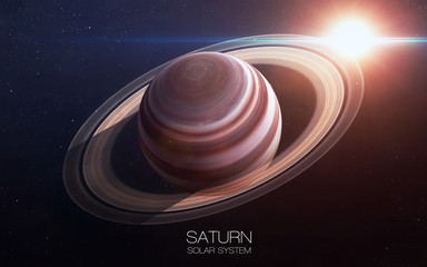 Wall Mural - saturn - high resolution images presents planets of the solar system. this image elements furnished 