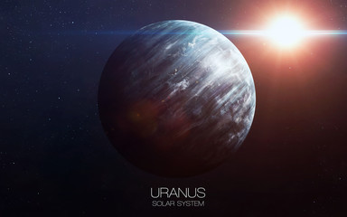 Wall Mural - uranus - high resolution images presents planets of the solar system. this image elements furnished 