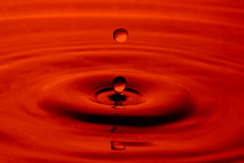 Drop Of Red Water
