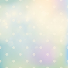 Poster - pastel soft background with dots