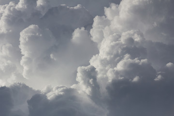 Wall Mural - Clouds in sky before rain
