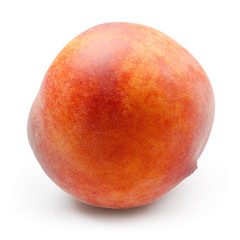 Wall Mural - Peach. Fruit isolated on white. With clipping path.