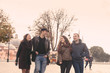 © william87 - Istanbul, group of friends walking in Sultanahmet square