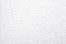 White Embossed Paper With Floral Pattern