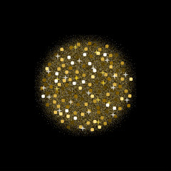 Wall Mural - vector modern gold glitter abstract background