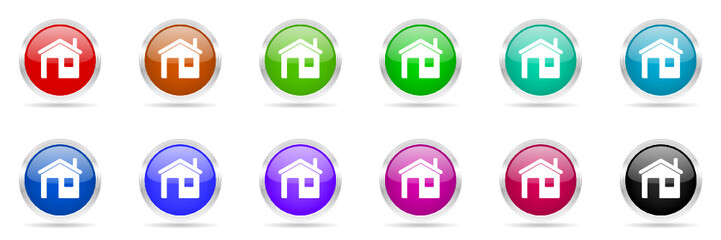 Fototapete - glossy web vector icons