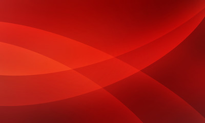 Wall Mural - abstract red background design with curved intersecting lines in elegant pattern, large circle overl