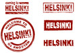 © Kaesler Media - Ink stamp set city Helsinki