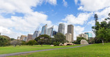 Fototapeta Na ścianę - Sydney Skyline view from the Royal Botanic Gardens.