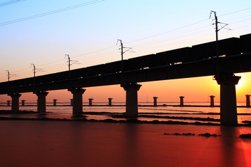  Railway bridge on the sea