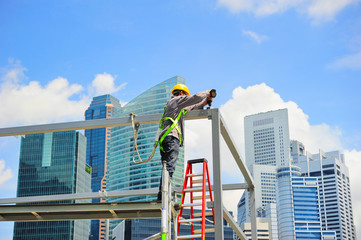 Singapore worker