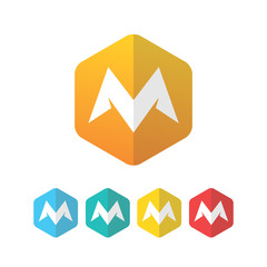 Letter M | Icon & Symbol illustrations