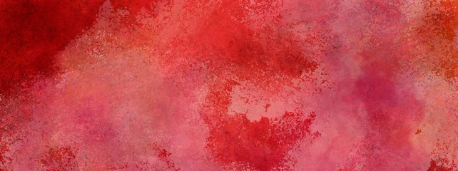 red background with vintage faded white watercolor wash texture, large red background