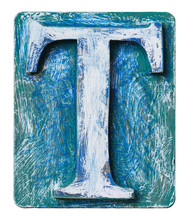 Wooden Alphabet Letter T