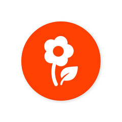 Sticker - Orange Flat App Icon