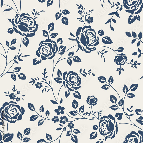 powielany-kwiatowy-wzor-w-kolorze-niebieskim-styl-vintage-retro