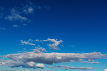 Beautiful bright sky blue.