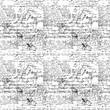 © desertsands - Seamless endless pattern background with handwritten mathematical equations.