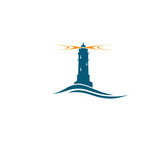 Fototapeta  - Lighthose logo