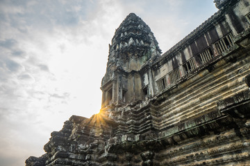 Wall Mural - Inside of Angkor Wat, Cambodia