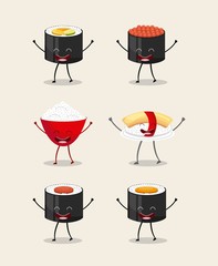 Poster - food character design 