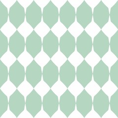  Tile mint green and white vector pattern or website background