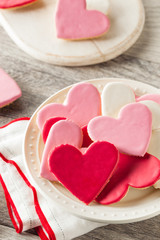 Sticker - Heart Shaped Valentine's Day Sugar Cookies