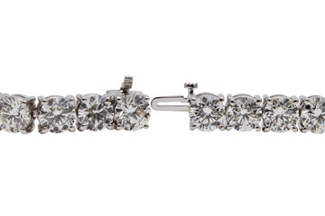 Wall Mural - Gorgeous White Diamond Tennis Bracelet