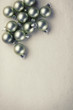 © heliopix - Silver christmas balls on vintage background