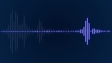 Digital Audio Spectrum Wave Effect