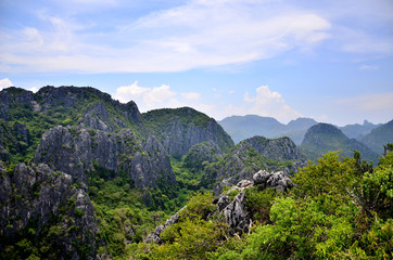 Khao Dang view point, Sam Roi Yod national park near Hua Hin, Thailand