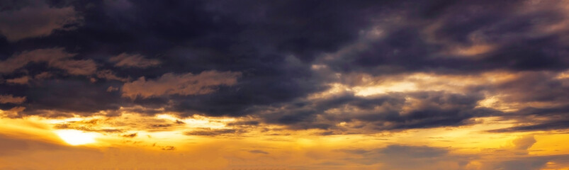 Wall Mural - Sunset sky