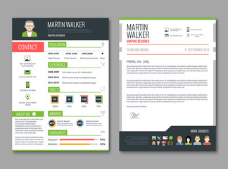 CV layout template