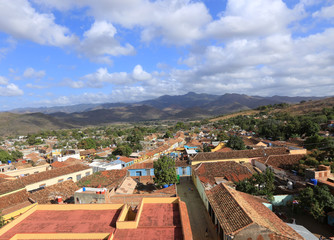 The view of Trinidad from the clock tower