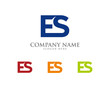© mrlover - ES Letter Logo Icon 1