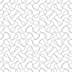 Fototapete - Intersecting lines grid, mesh repeatable pattern. Vector.