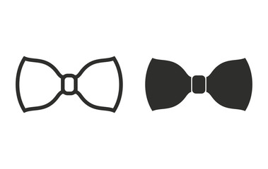 Sticker - Necktie - vector icon.