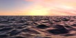 Early Sunrise Panorama Over Ocean Waves