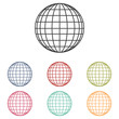 © asmati - Earth Globe icons set