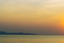 Orange Sea Sunset