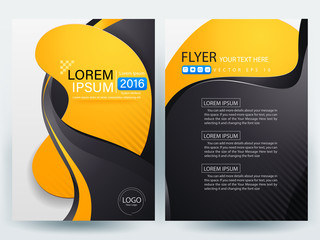 Abstract vector modern flyers brochure / annual report /design templates / stationery with white background in size a4