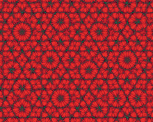 Abstract Background Like Red Fractal Flowers