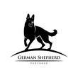 German shepherd dog symbol 