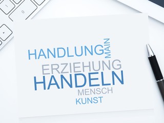 Canvas Print - Handeln