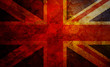 Union Jack UK Flag Grunge Texture Background