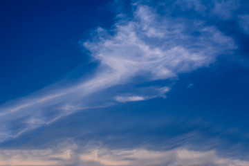 blue sky cloud background